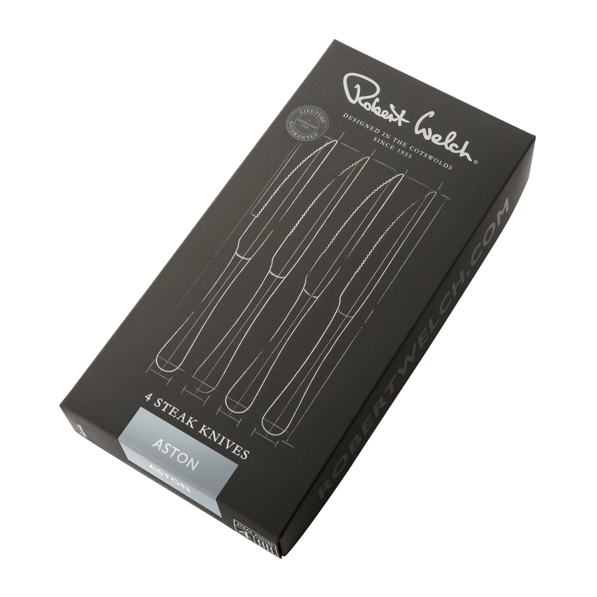 Aston Bright Steak Knife, Set of 4 - Image 3