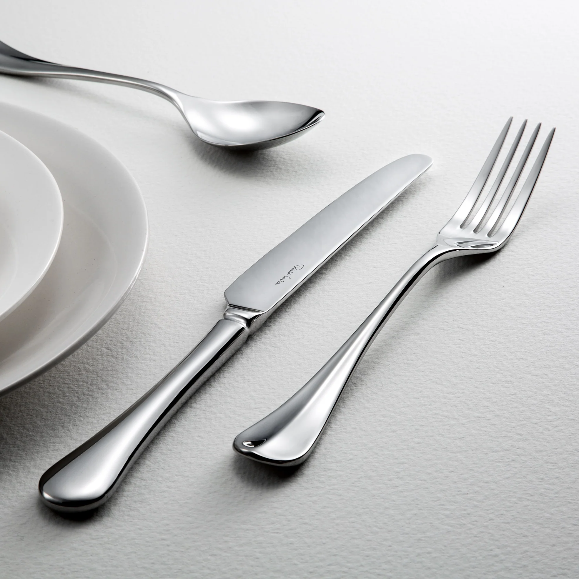 Baguette Bright Dessert Spoon - Image 4