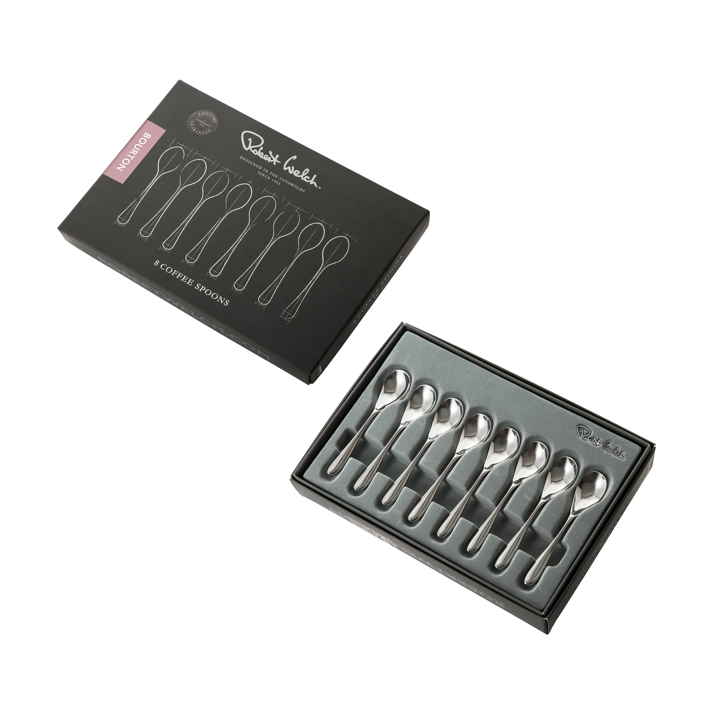 Bourton Bright Coffee / Espresso Spoon, Set of 8 - Image 3