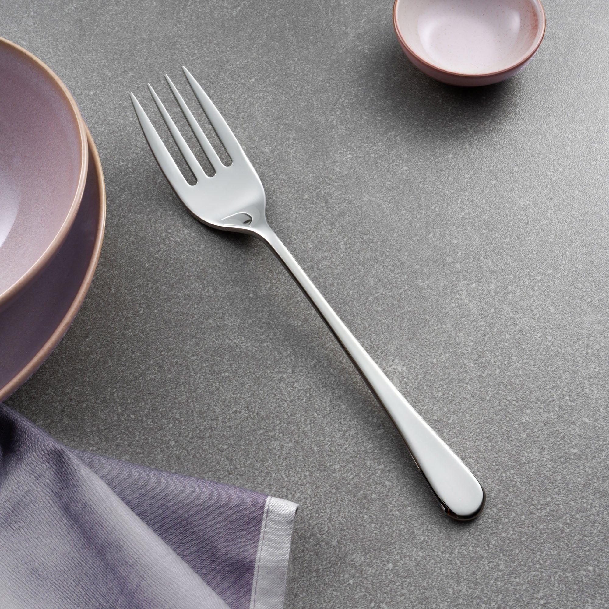 Iona Bright Serving Fork - Image 2