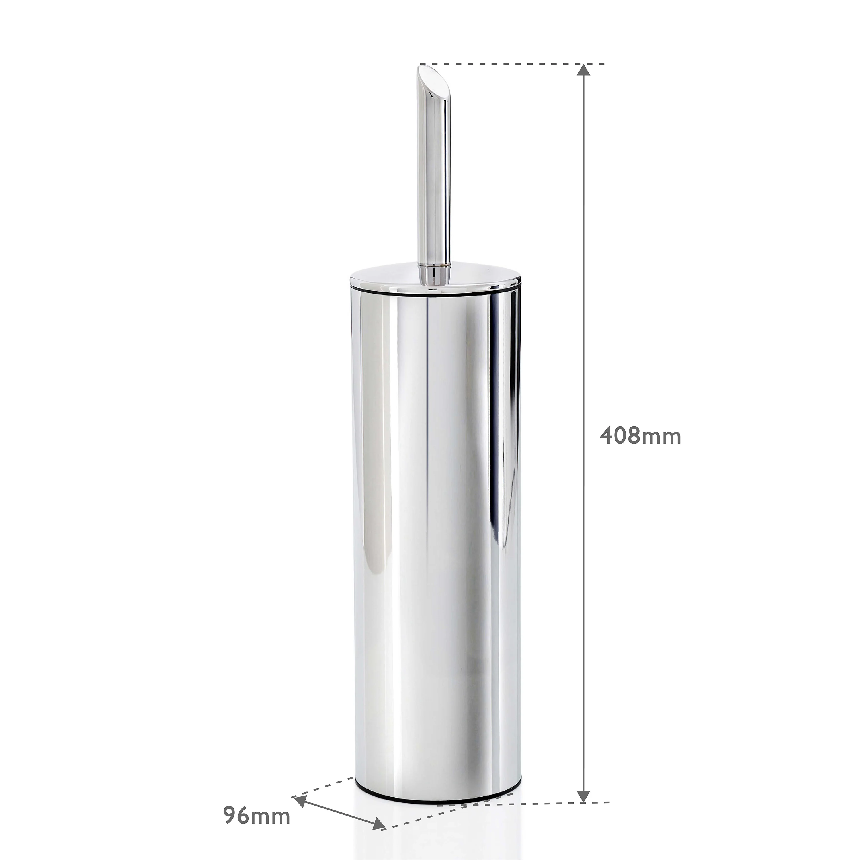 Oblique Toilet Brush & Holder - Image 3