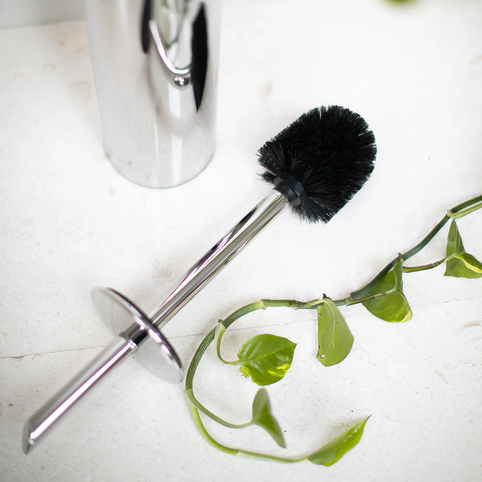 Oblique Toilet Brush & Holder - Image 4