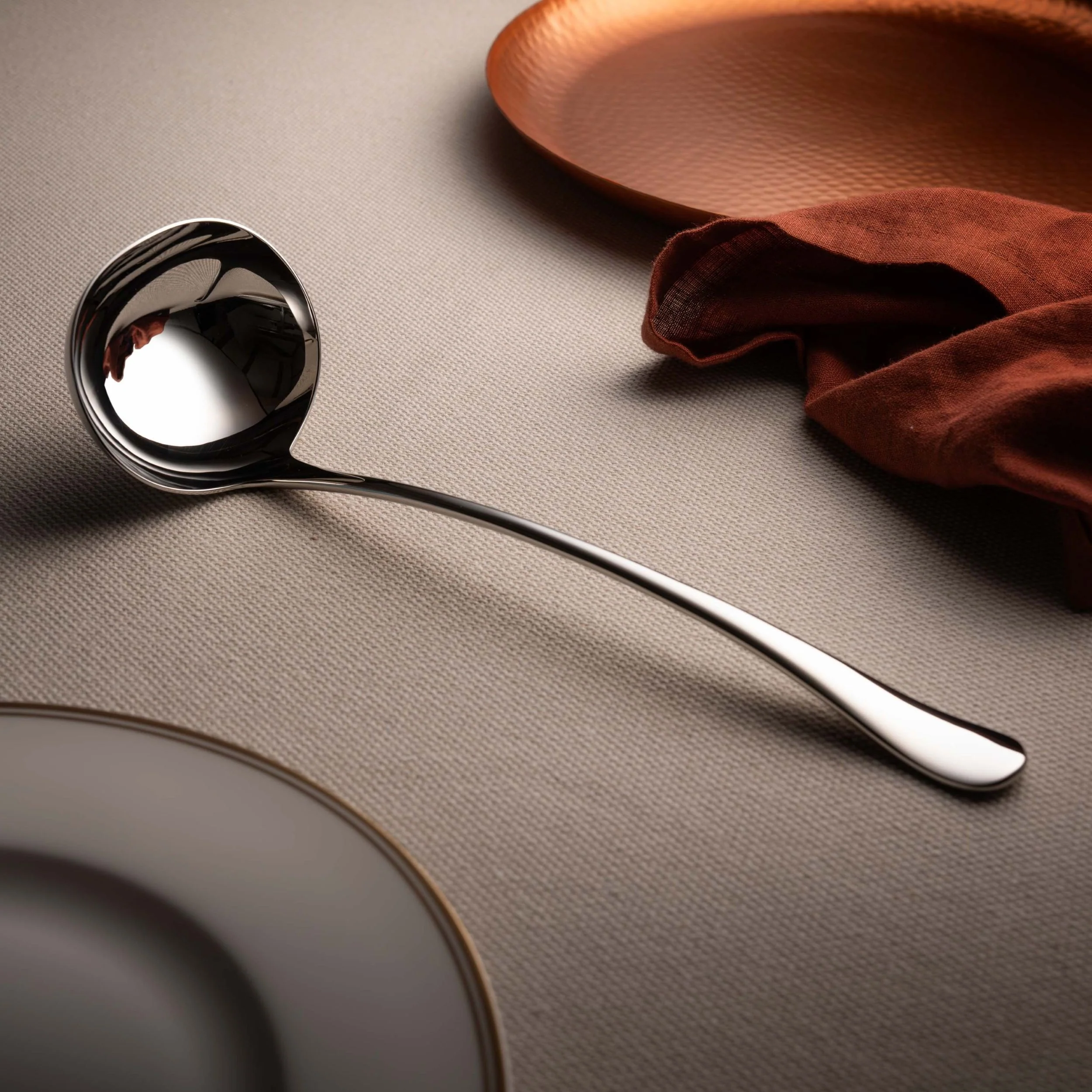 Radford Bright Soup Ladle - Image 2