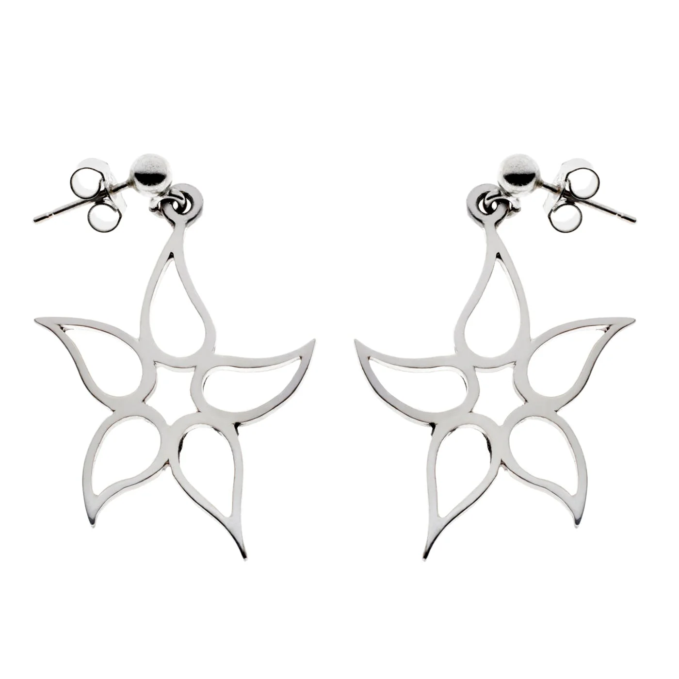 Starfish Necklace and Drop Earrings Set